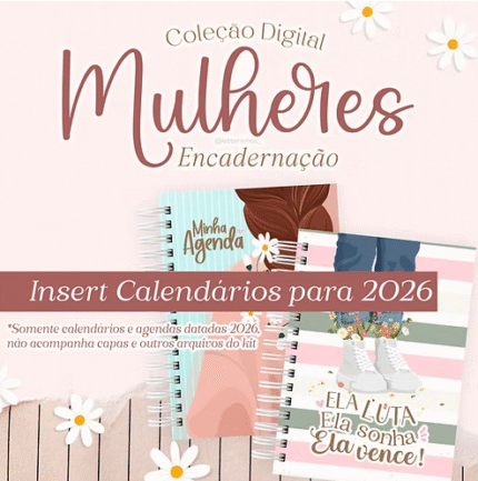 Insert - Mulheres Encadernação 2026 (Letterinhas)
