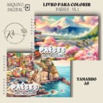 Países – Livro de Colorir