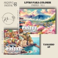 Países – Livro de Colorir