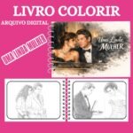 Linda Mulher - Livro de Colorir