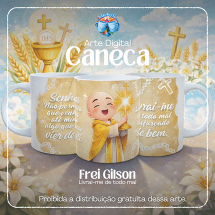 Livrai-me de todo mal - Arte Caneca