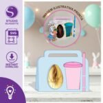 Molde Ovos de Páscoa + Copo 350 ML