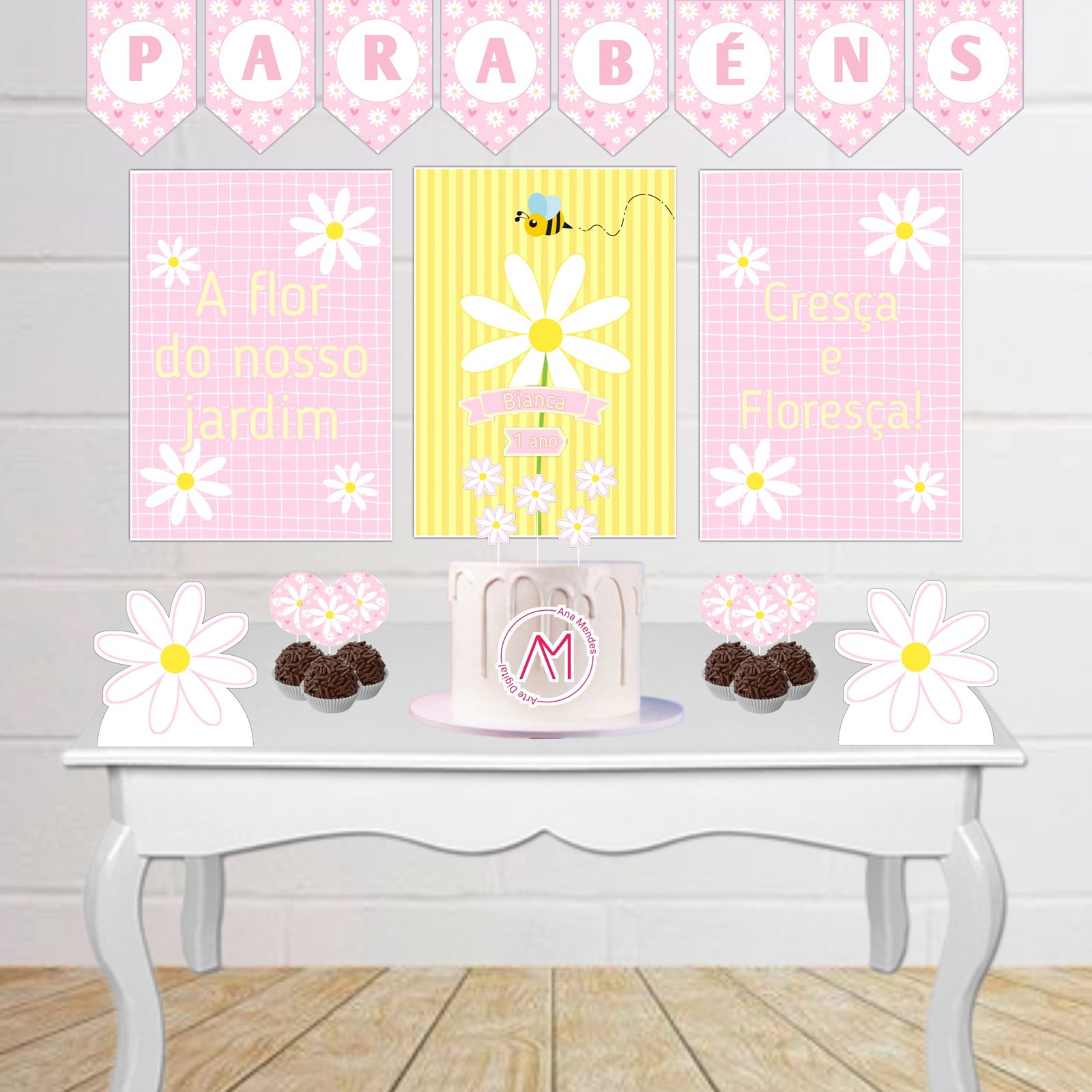 Margarida - Kit Festa Margarida - Kit Festa - Imagem 1