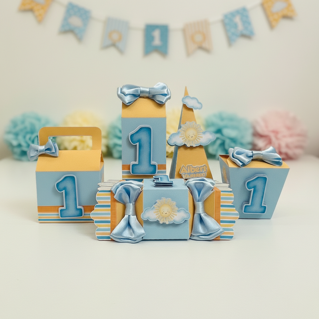 Minha Primeira Volta ao Sol Menino - Kit Festa Minha Primeira Volta ao Sol Menino - Kit Festa - Imagem 1