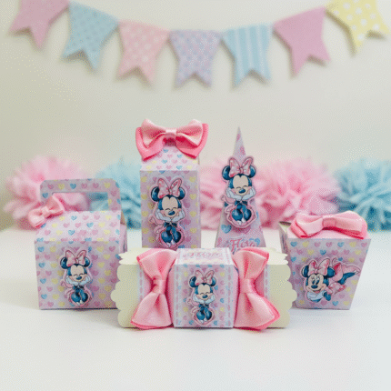 Minnie Aquarelada - Kit Digital