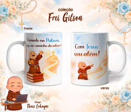 Coleção Frei Gilson & Maria – Arte Avulsa Caneca