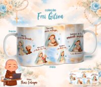 Coleção Frei Gilson & Maria – Arte Avulsa Caneca - Imagem 9