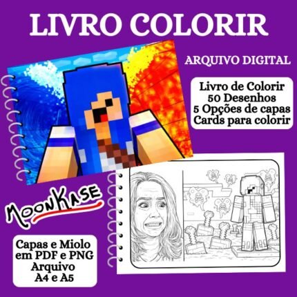 Moonkcase - Livro de Colorir