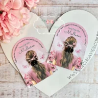 Tag Para Presilhas de Cabelo - Dia das Mulheres