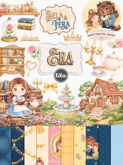 Era Uma Vez - Volume 1 ( Ariel + Bela + Branca de Neve)