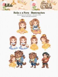 Era Uma Vez - Volume 1 ( Ariel + Bela + Branca de Neve) - Imagem 12