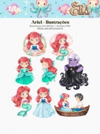 Era Uma Vez - Volume 1 ( Ariel + Bela + Branca de Neve) - Imagem 7