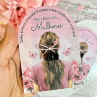 Tag Para Presilhas de Cabelo - Dia das Mulheres - Imagem 2
