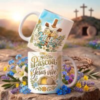 Verdadeira Páscoa 2.0 - Artes Para Canecas - Imagem 3