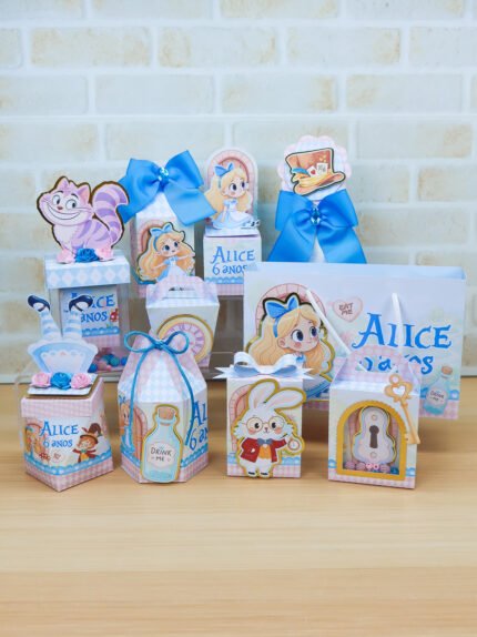 Alice no País das Maravilhas - Kit Festa