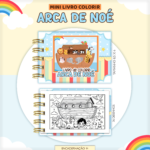 Arca de Noé - Mini Livro de Colorir
