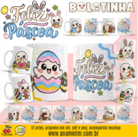 Bolotinha Páscoa - Artes Para Canecas