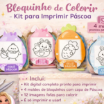 Bloquinho de Colorir – Kit Páscoa