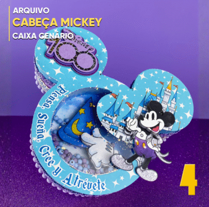 Caixa Cabeça Mickey