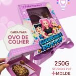 Caixa Para Ovo de Colher 250g - Guerreiras do K-Pop