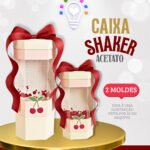 Caixa Shaker Acetato - 2 Moldes