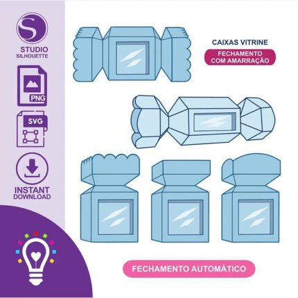 Caixa Vitrine Fechamento Automático