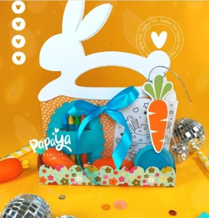 Caixa de atividades de Páscoa