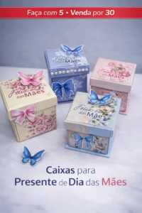 Caixinha Cartonada Coleção Amor de Mãe