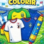 Camisas da Copa do Mundo – Livro de Colorir