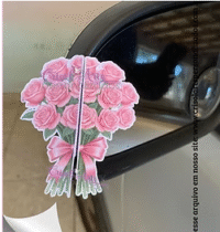 Card Rosas - Dia das Mulheres