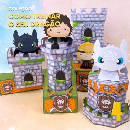 Coleção de Caixas Como Treinar o Seu Dragão