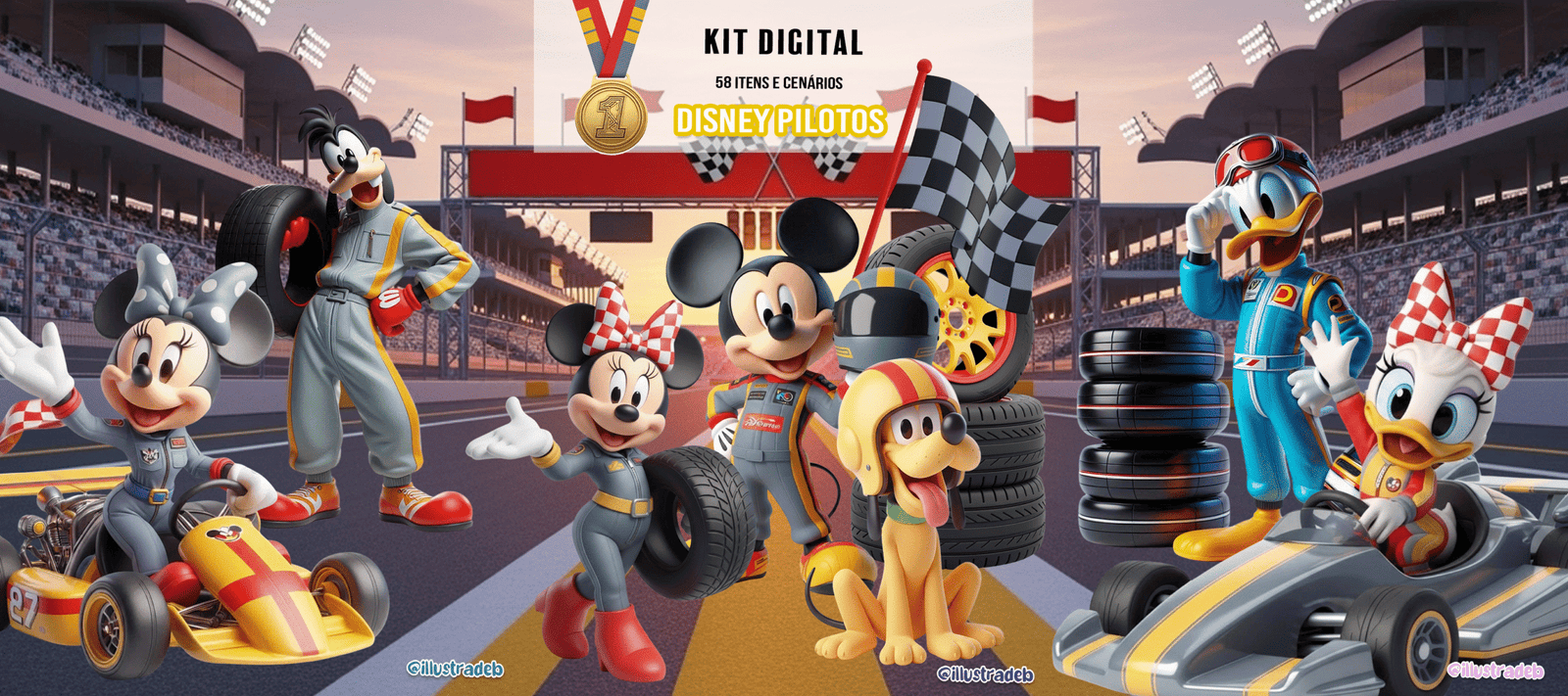 Disney Pilotos - Kit Digital Disney Pilotos - Kit Digital - Imagem 1