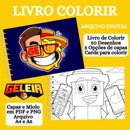 Geleia - Livro de Colorir