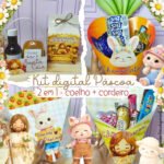 Kit digital Páscoa 2026 – Coelho e Cristão (Desenhitos da Jana)