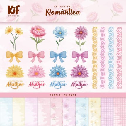Kit Digital – Romântica Mulher