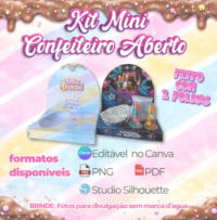 Molde Mini Confeiteiro Aberto