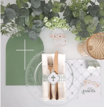 Páscoa – para mesa posta (Ovelhinha)