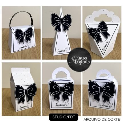 Laço Preto - Kit Festa