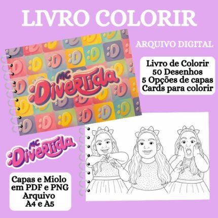 MC Divertida - Livro de Colorir