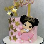 Miss Simpatia Cabelo Cacheado - Topo de Bolo