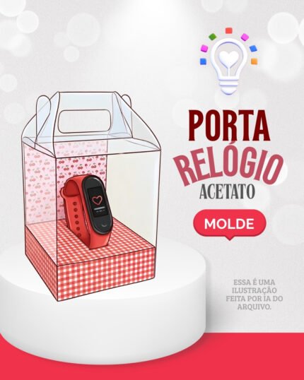 Caixa para Relógio com Berço