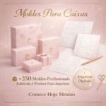 Moldes para Caixas Editáveis