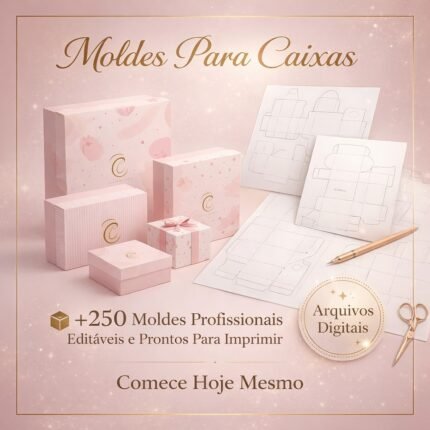 Moldes para Caixas Editáveis