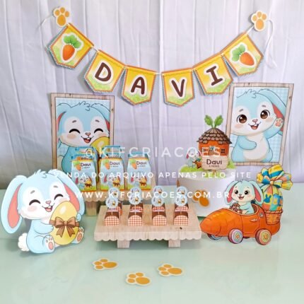 Páscoa Menino e Menina – Kit Festa Pronta