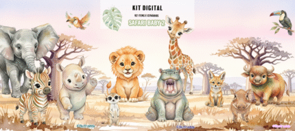 Safari Baby - Kit Digital