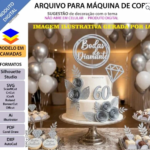 Bodas de Diamante - Topo de Bolo