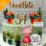 Vovó Plantinhas - Topo de Bolo