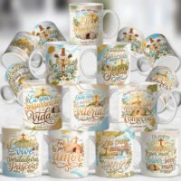 Verdadeira Páscoa 2.0 - Artes Para Canecas