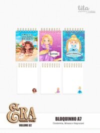 Era Uma Vez – Kit Encadernação – Volume 2 – Cinderela, Moana e Rapunzel (Tita) - Imagem 13