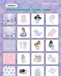 Sereias - Kit Digital - Imagem 2